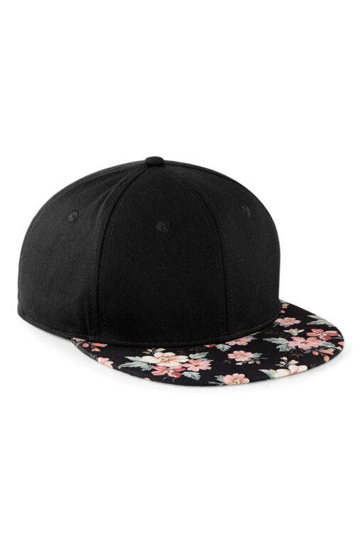 Black - Faded Floral